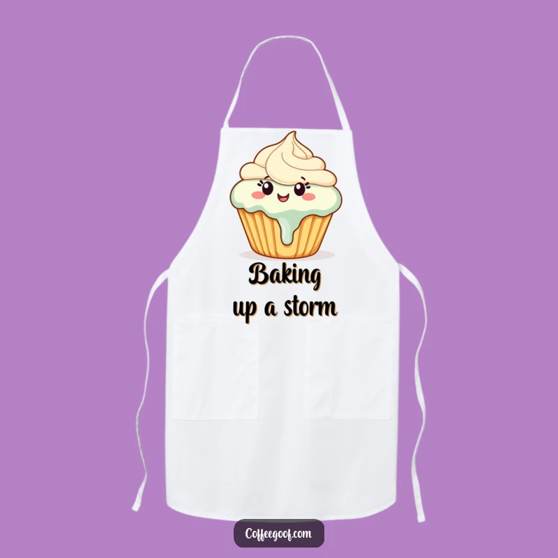 Funny Dancing Cupcake Apron - Baker's Sweet Eye-Catching Accessory