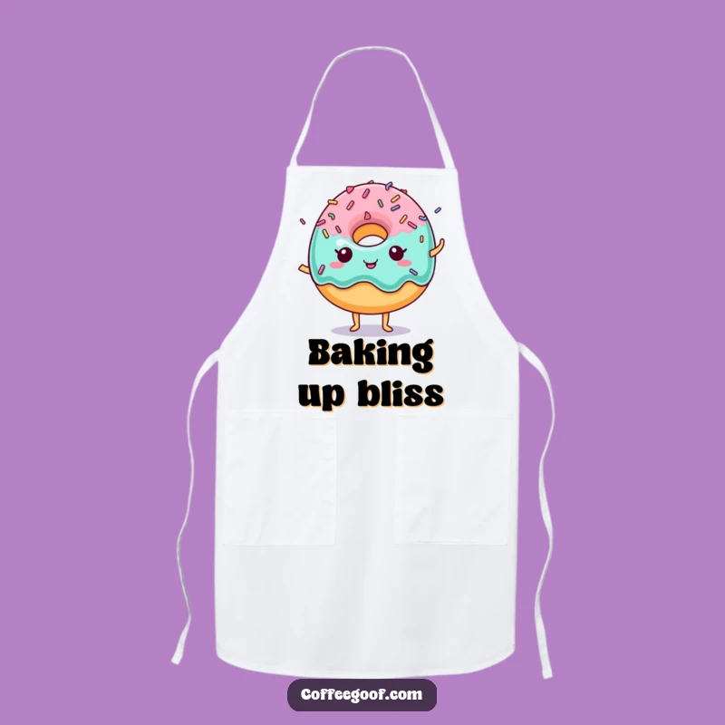Funny Donut Apron: Dancing Sprinkles, Baking Fun & Sweet Gift for Bakers