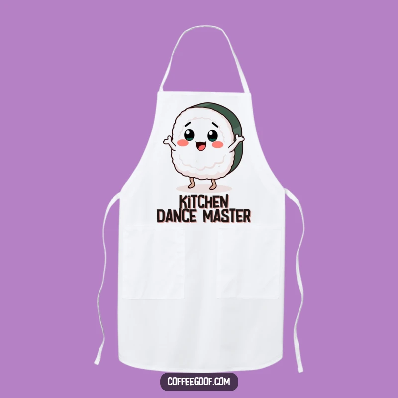 Funny Apron: Sushi Dancer Design, Kitchen Fun, Ideal Funny Gift for Cooks