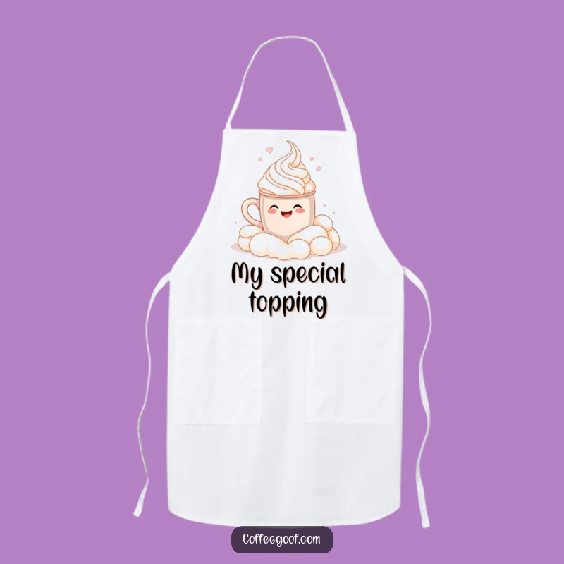 Funny Cocoa Mug Cannonball Apron: Kitchen Whipped Cream Wear, Cooking Gift