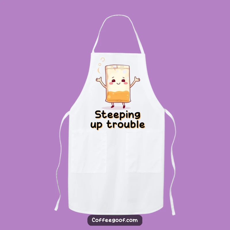 Funny Dancing Teabag Apron: Cook with Joy, Steamy Kitchen Fun, Amazing Gift