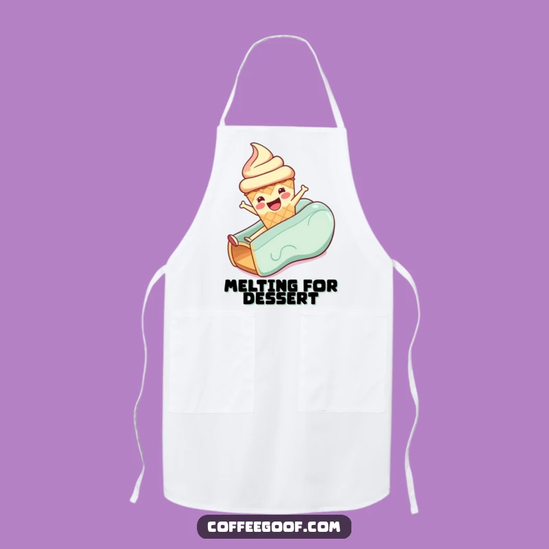 Funny Ice Cream Cone Apron - Cook with a Joyful Slide!