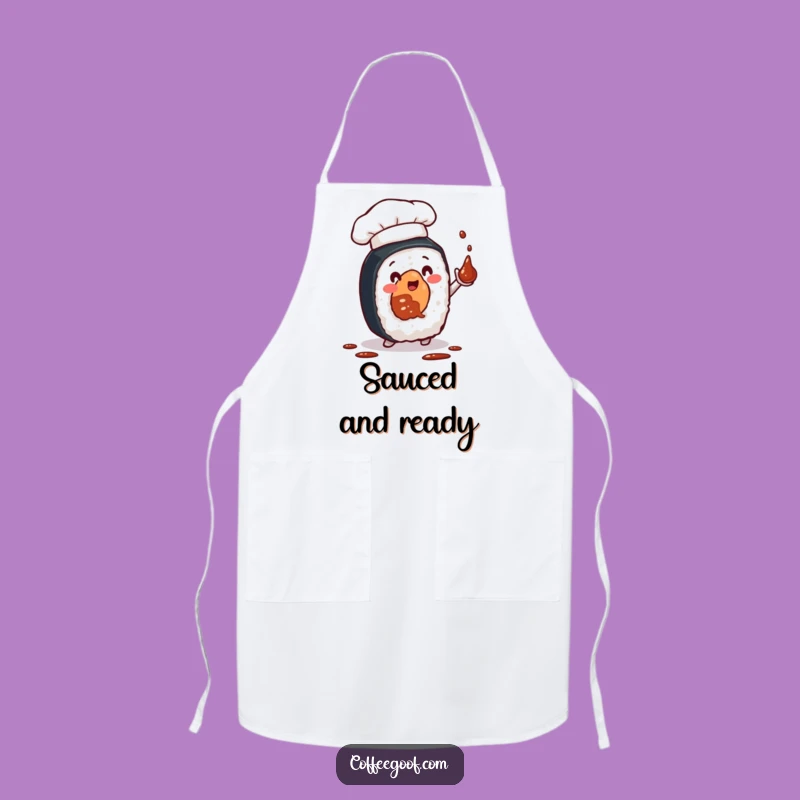 Funny Sushi Chef Roll Apron - Hilarious Kitchen Wear for Foodies