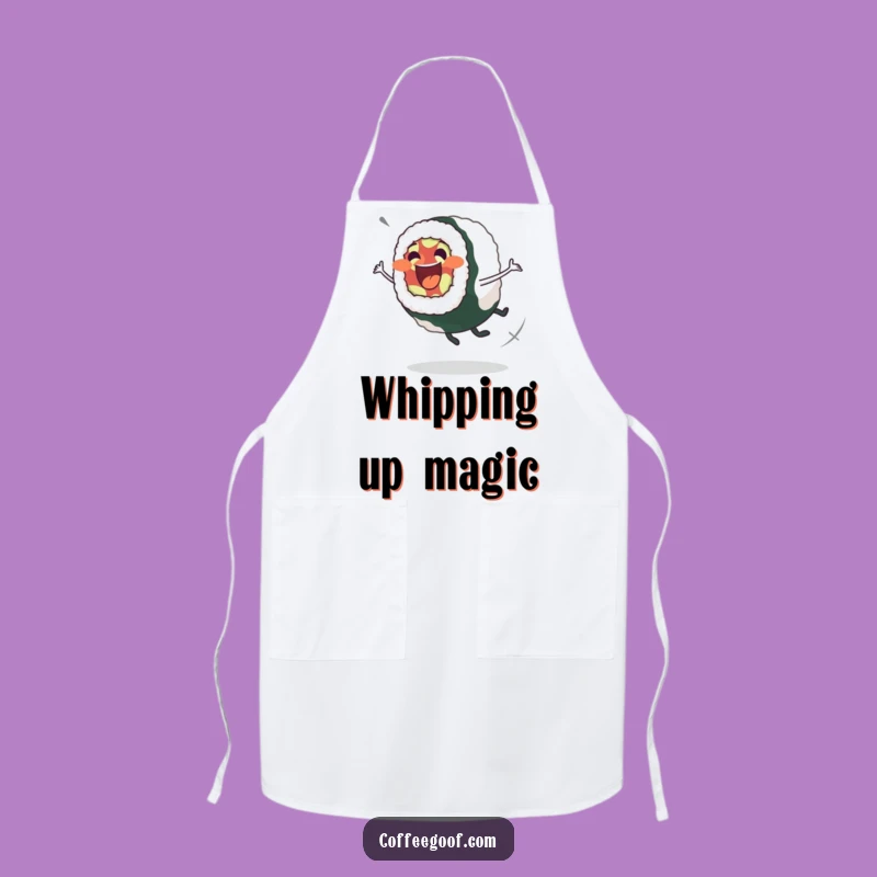 Funny Sushi Roll Spin Apron: Kitchen Fun, Practical Funny Gift