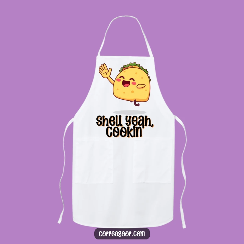 Funny Taco High-Five Apron - Hilarious Kitchen Wear for Food Lovers