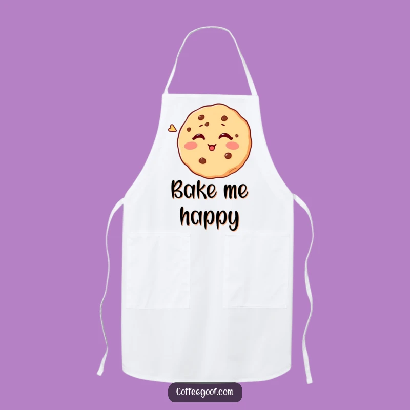 Funny Winking Cookie Apron - Bake with a Playful Wink!