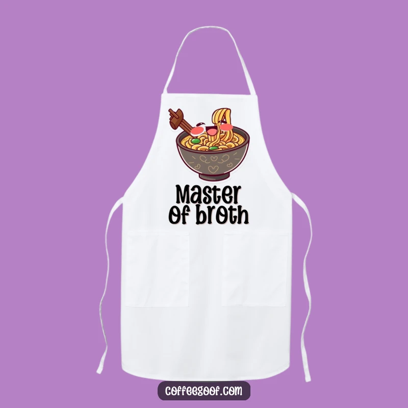 Funny Ramen Apron: Kitchen Slurp Master, Perfect Humorous Cookwear