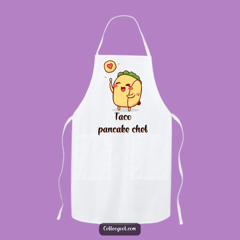 Funny Taco Pancake Apron - Hilarious Kitchen Wear for Culinary Comedians