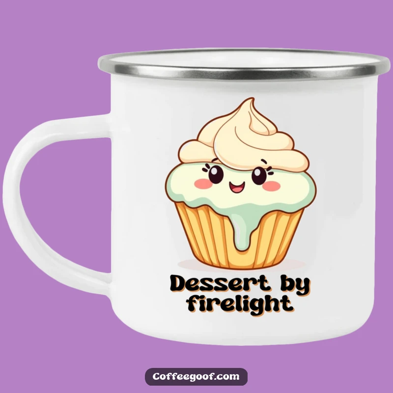 Funny Dancing Cupcake Camping Mug - Durable Cup for Sweet Adventures