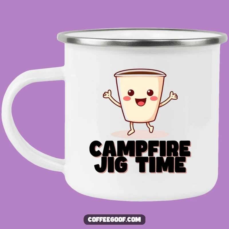 Funny Coffee Camping Mug: Jiggling Cup, Durable Humorous Outdoor Gift