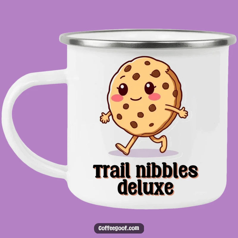 Funny Cookie Walk Camping Mug: Durable Silly Cup, Outdoor Gift