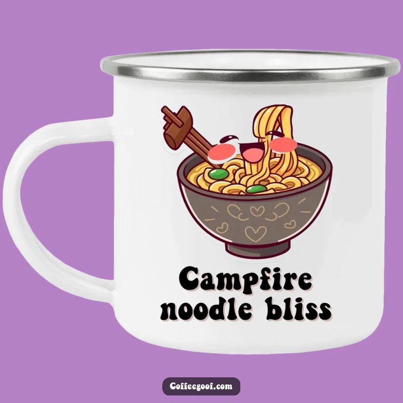 Funny Ramen Camping Mug: Slurp On The Go, Perfect Humorous Drinkware