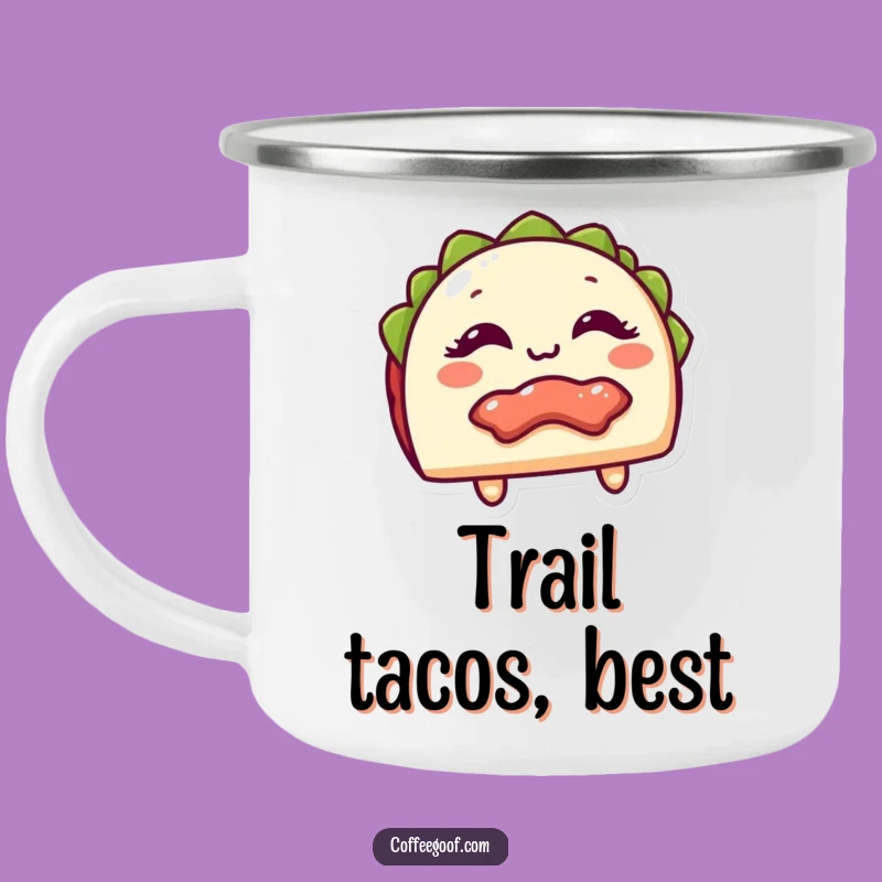 Funny Taco Camping Mug: Giggling Filling for Outdoor Fiesta Funny Gift