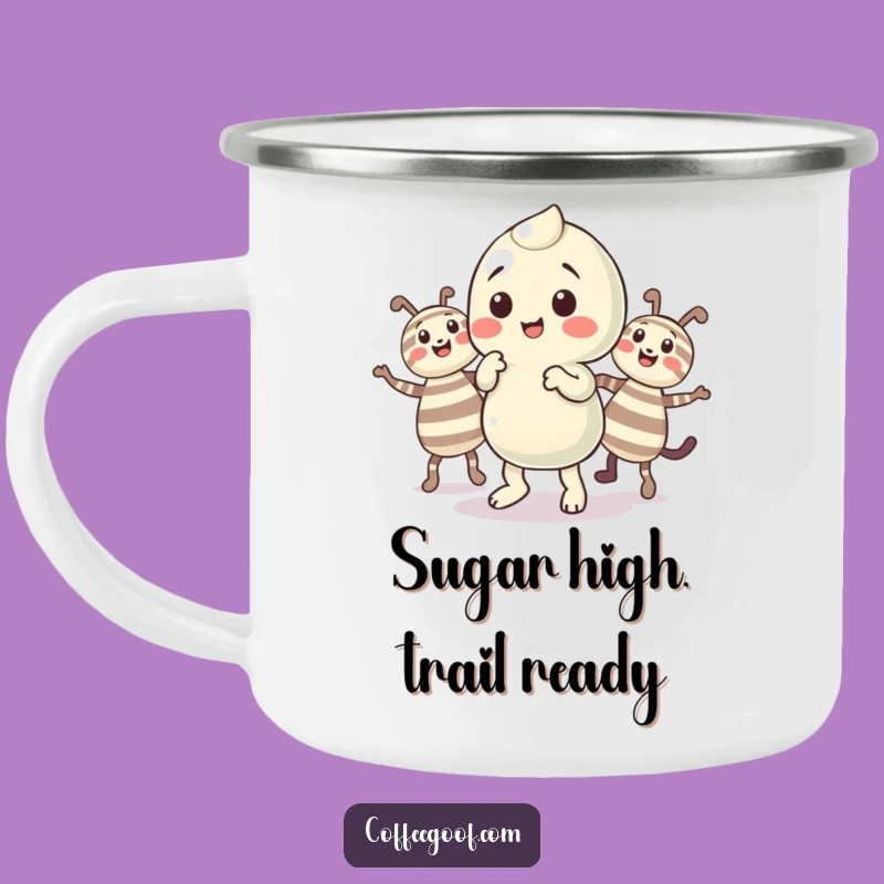 Durable Funny Candy Camping Mug - Playful Dancer, Top Funny Gift!