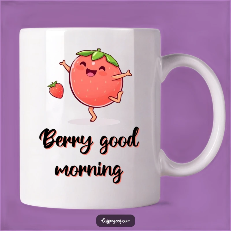 Funny Strawberry Cartwheel Mug - Glee & Fun, Perfect Funny Gift