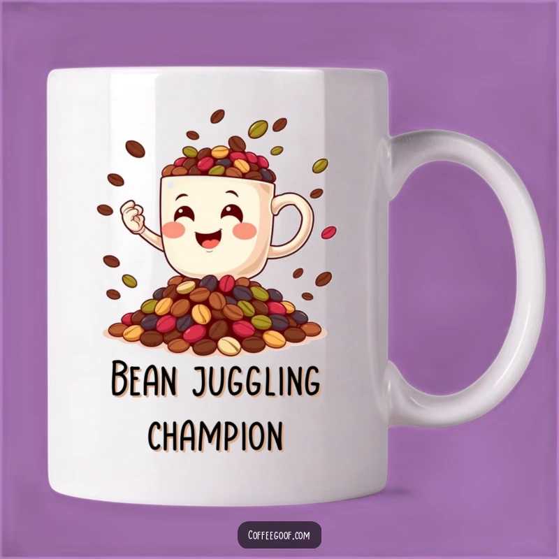 Funny Coffee Mug Juggling Beans Mug - The Perfect Hilarious Gift for Coffee Lovers
