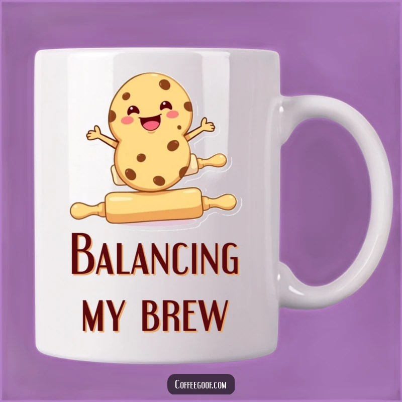 Funny Cookie Rolling Pin Mug - Hilarious Baker Gift for Sweet Tooth