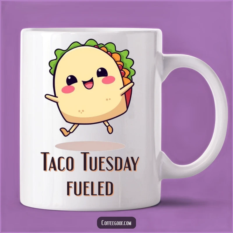 Funny Happy Taco Jig Mug: Dancing Food Fun, Hilarious Mexican Fiesta Gift