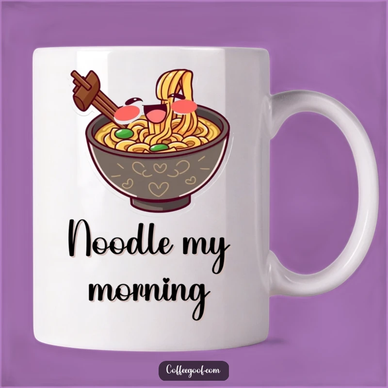 Funny Ramen Mug: Slurping Delight, Perfect Humorous Gift for Noodle Lovers