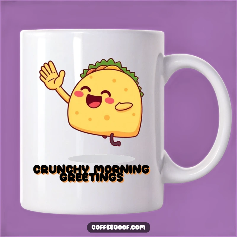 Funny Taco High-Five Mug - Hilarious Mexican Food Lover's Gift
