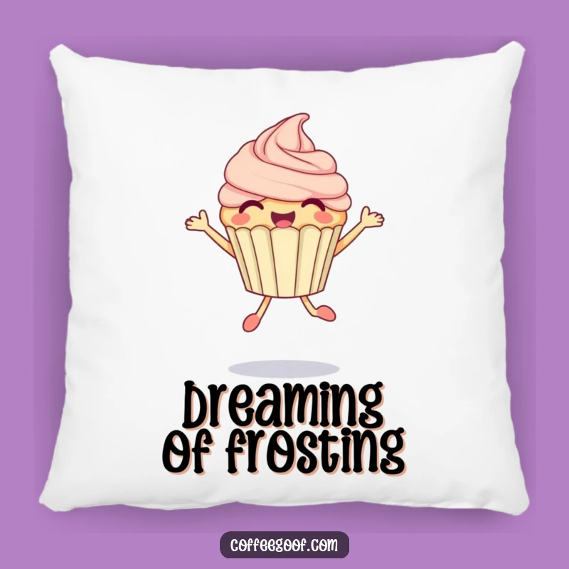 Funny Cupcake Jump Pillow: Cozy Comfort with Sweet Delight, Perfect Gift