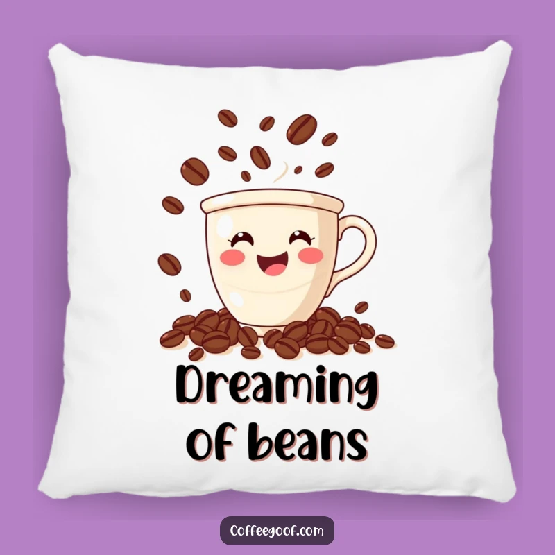 Funny Coffee Juggling Pillow: Bean Comfort Gift