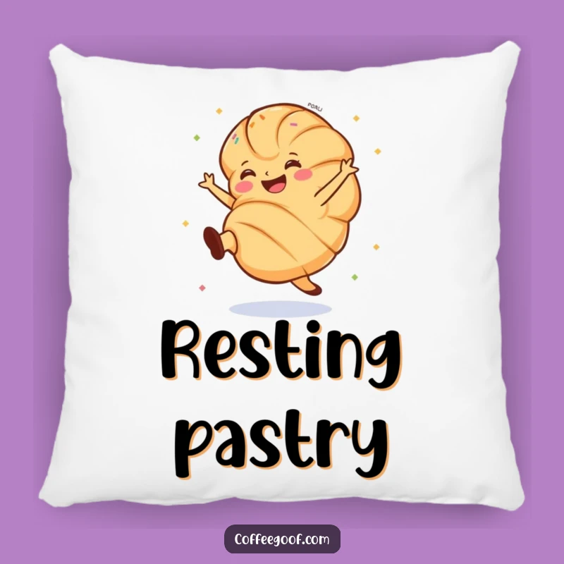 Funny Croissant Pillow: Cartwheeling Pastry, Soft and Hilarious Cushion