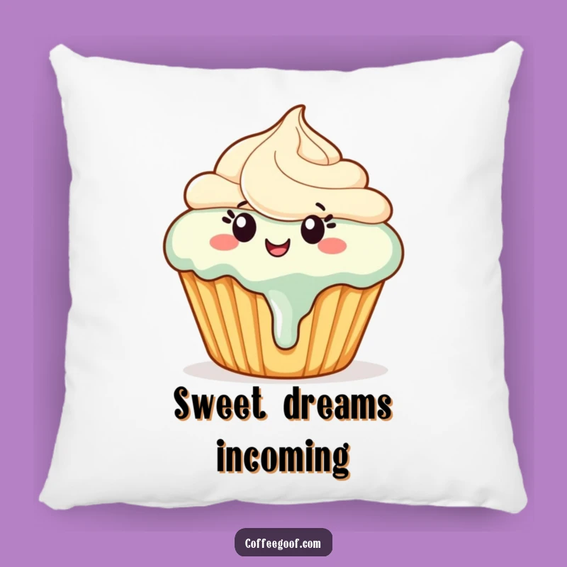 Funny Dancing Cupcake Pillow - Cozy Cushion for Sweet Comfort