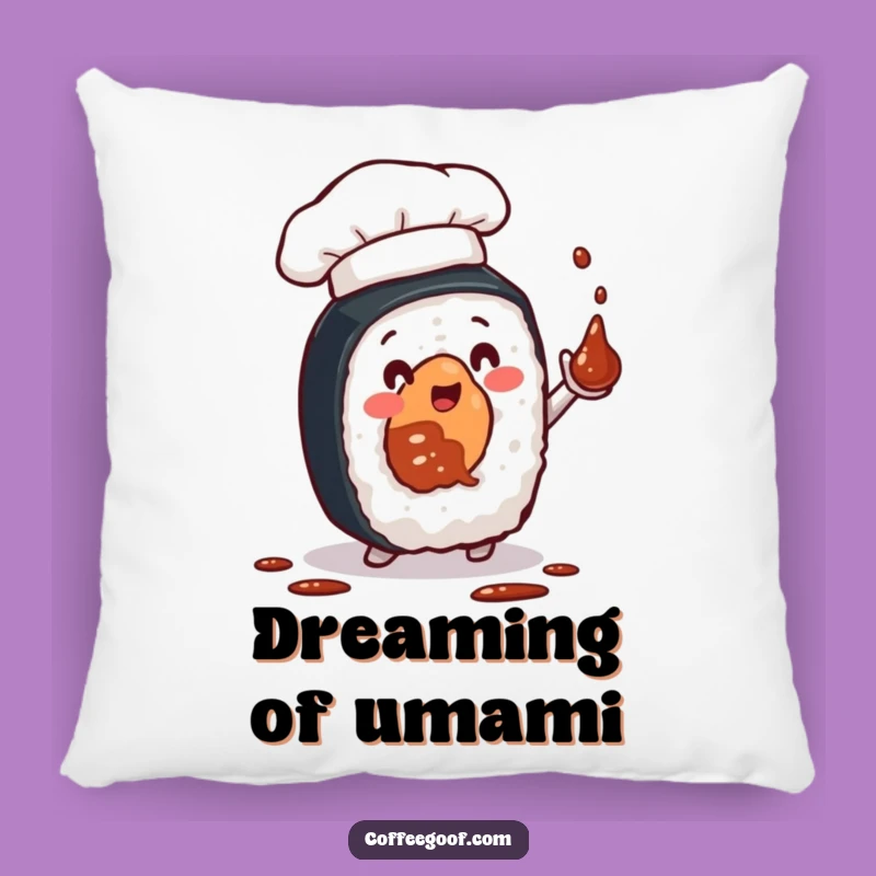 Funny Sushi Chef Roll Pillow - Comfy & Hilarious Home Decor Accent