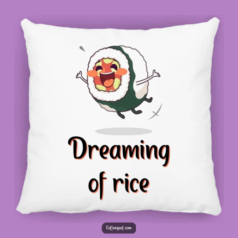 Funny Sushi Roll Spin Pillow: Cozy Foodie Comfort, Adorable Funny Gift