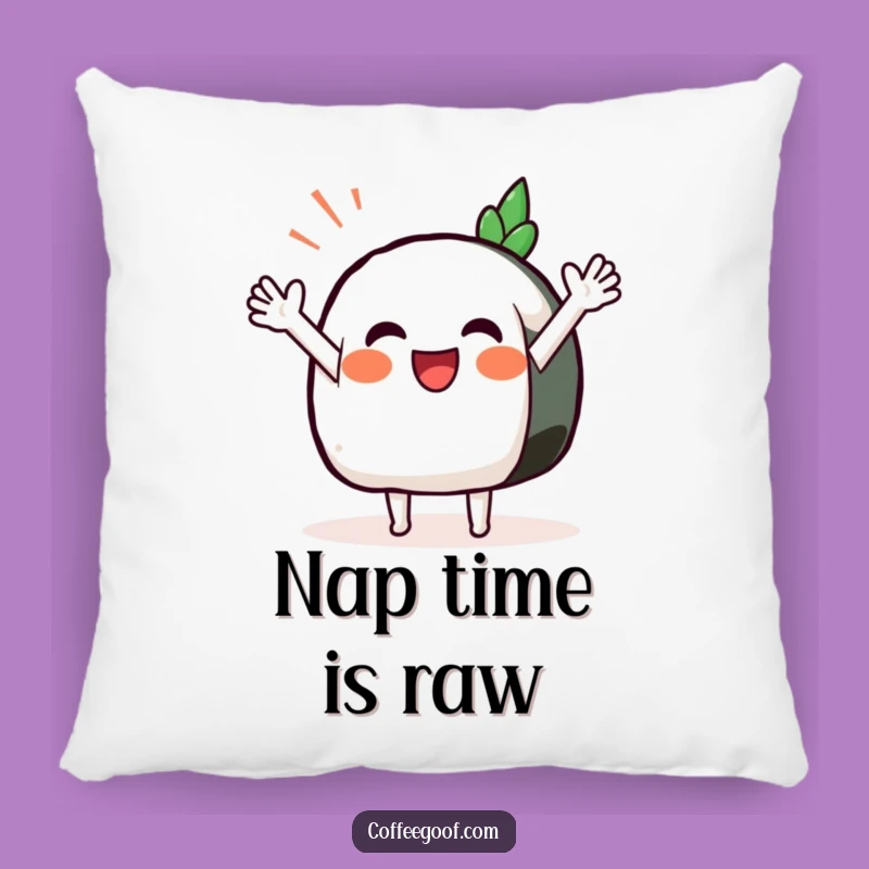 Funny Sushi Wave Pillow: Cozy Comfort Meets Asian Charm, Perfect Gift