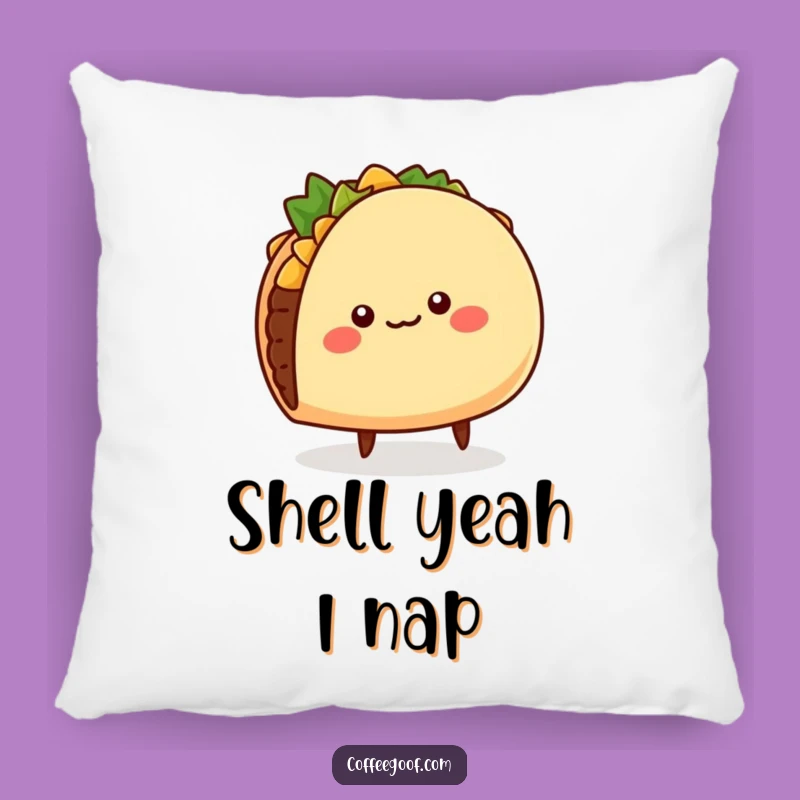 Funny Taco Pillow: Cozy Wiggling Taco Character, Hilarious Decorative Accent Gift