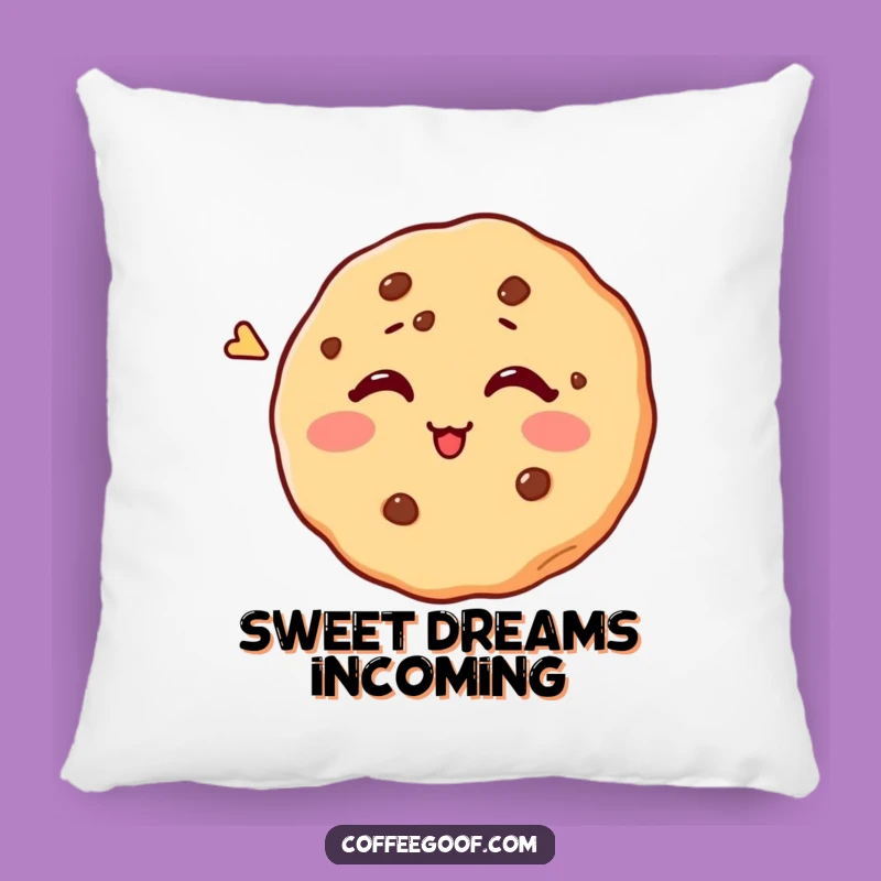 Funny Winking Cookie Pillow - Sweet Dreams with a Funny Wink!