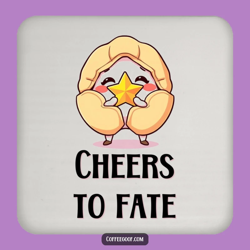 Funny Fortune Cookie Coaster: Protect Surfaces, Perfect Humorous Tableware