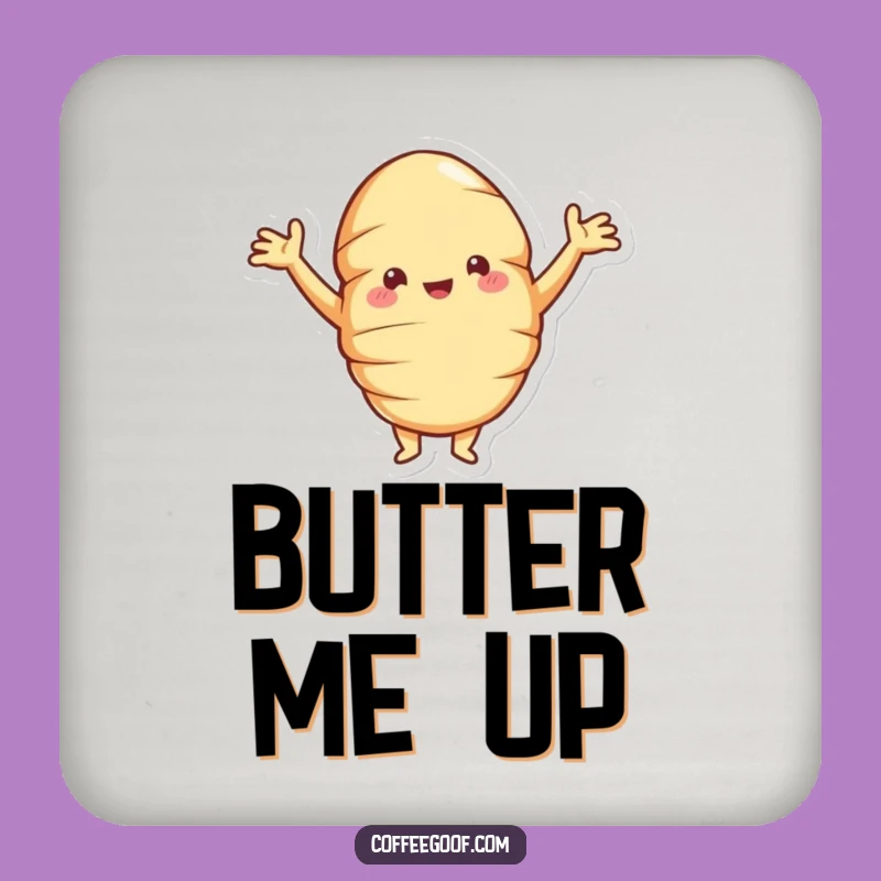 Funny Croissant Drink Coaster: Protect Surfaces with Pastry Charm