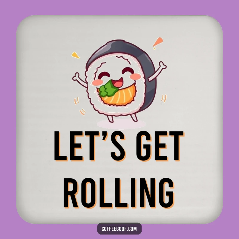 Funny Sushi Roll Coaster: Protective Spinning Design, Humorous Table Gift