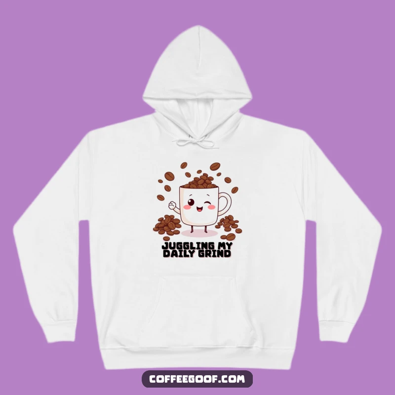 Cozy Funny Juggling Mug Hoodie: Your Perfect Warm and Whimsical Layer!