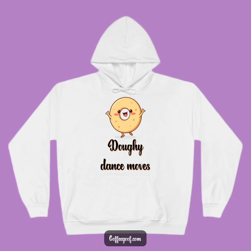 Funny Bagel Hoodie: Cozy Happy Jig, Warm and Whimsical Gift