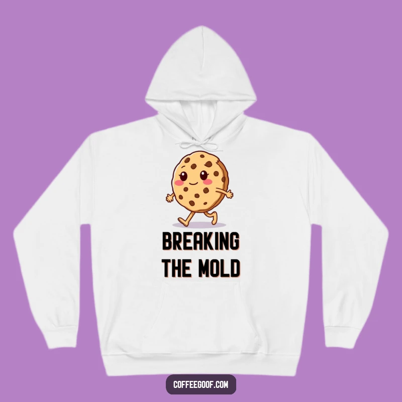 Funny Cookie Walk Hoodie: Cozy Sentient Character Sweatshirt, Gift Idea