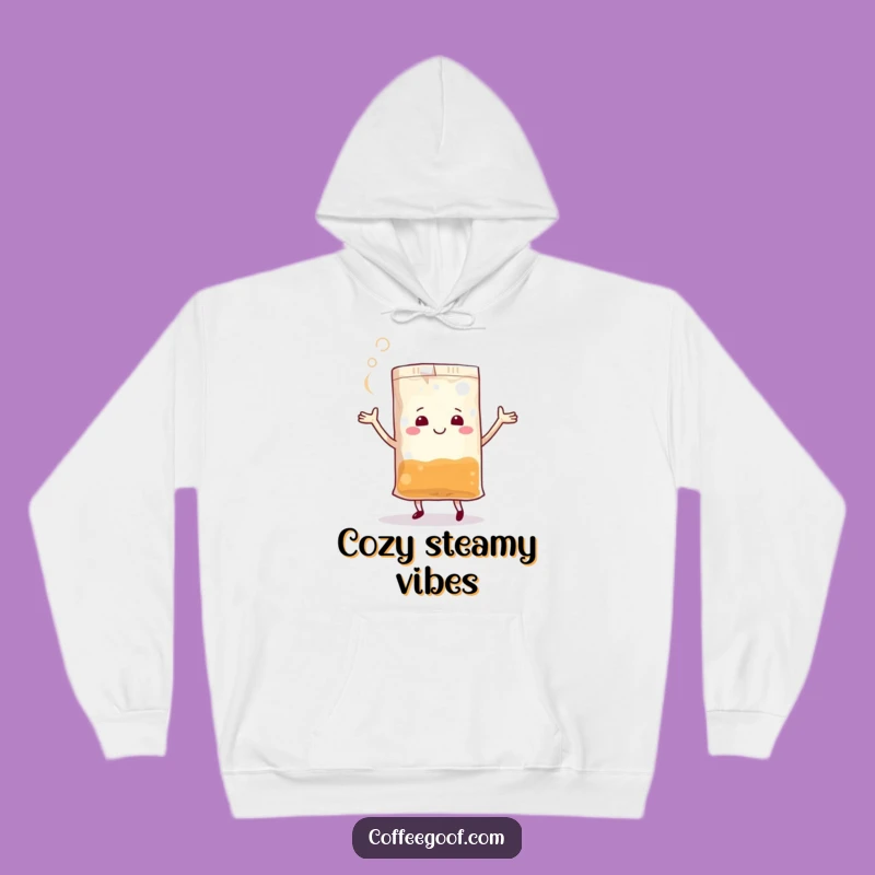 Funny Dancing Teabag Hoodie: Cozy Comfort with a Steamy Sense of Humor, Best Gift