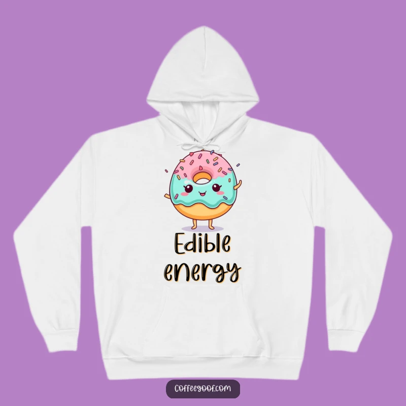 Funny Donut Hoodie: Cozy Dancing Sprinkles, Warm and Whimsical Gift