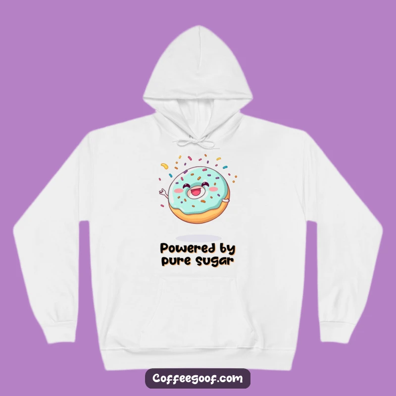 Funny Donut Juggling Hoodie: Cozy Sweet Design, Perfect Warm Gift!