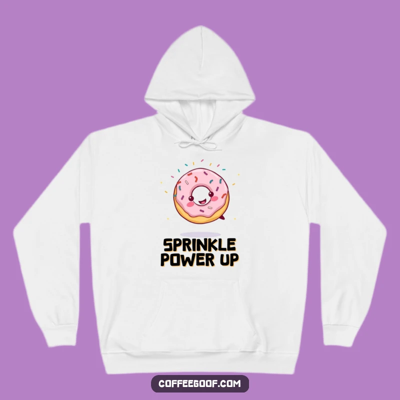 Funny Hoodie: Cartwheeling Donut Design, Cozy Apparel, Ultimate Funny Gift