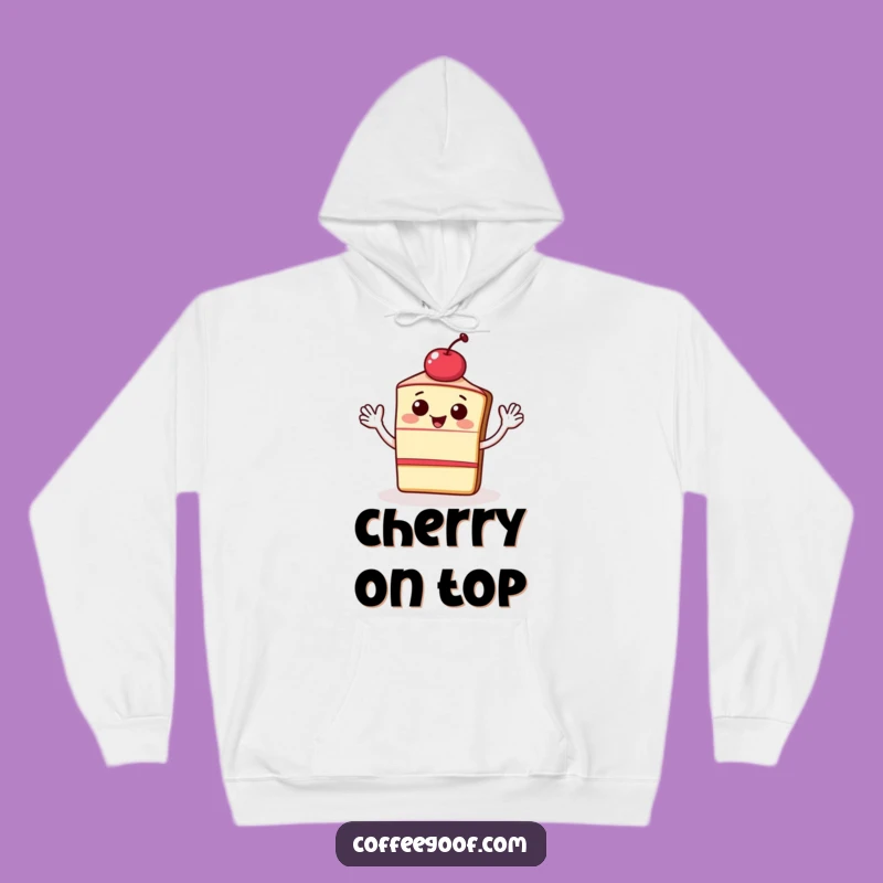 Funny Hoodie: Waving Cake Design, Cozy Apparel, Ultimate Funny Gift