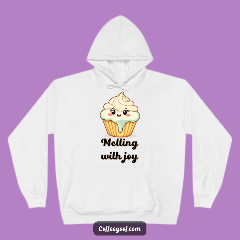 Funny Dancing Cupcake Hoodie - Cozy Sweets Sweatshirt, Perfect Gift
