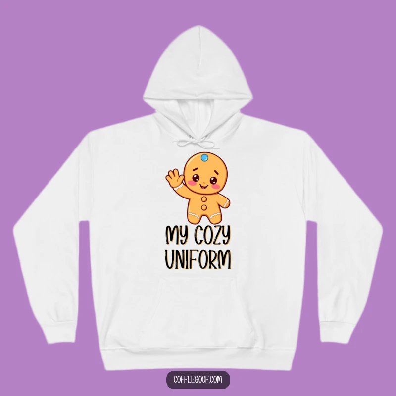 Funny Gingerbread Hoodie: Cozy Cookie for Festive Comfort