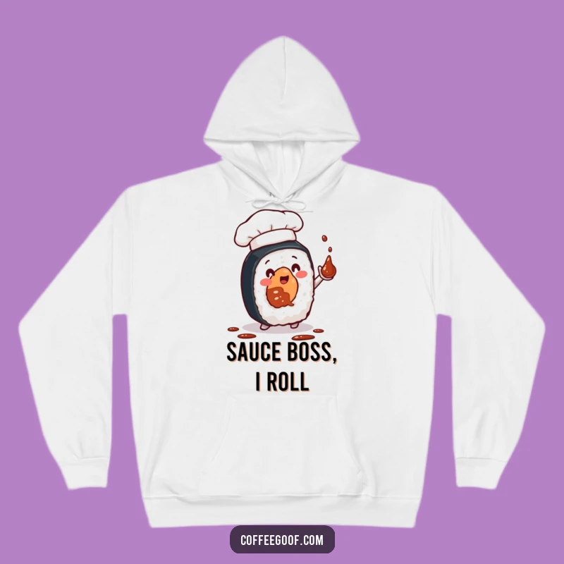 Funny Sushi Chef Roll Hoodie - Cozy & Hilarious Juggling Apparel