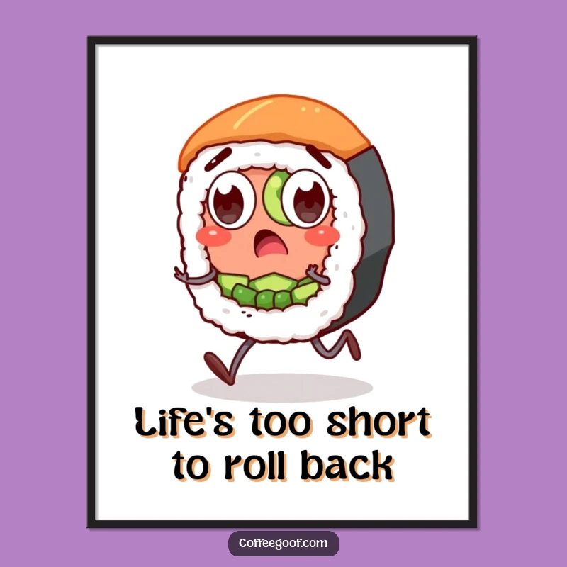 Free Printable Sushi Roll Wall Art: Quirky Food Decor Downloadable Gift!