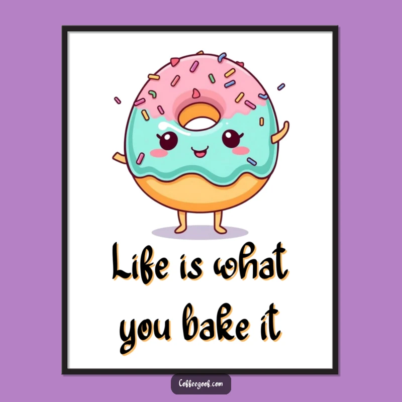 Funny Free Printable Donut Wall Art - Sweet & Quirky Downloadable Decor!