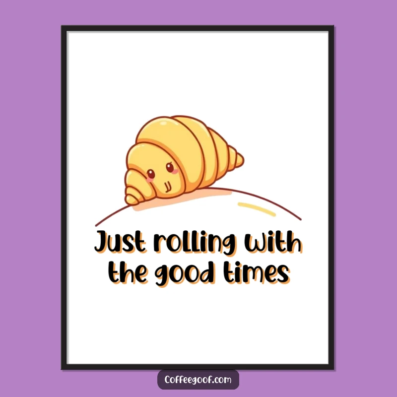 Free Printable Croissant Wall Art - Rolling Fun Downloadable Decor
